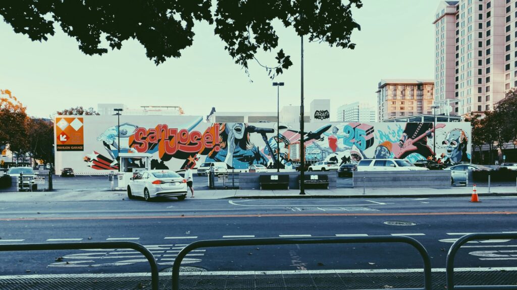 cars parked on a parking lot during daytime