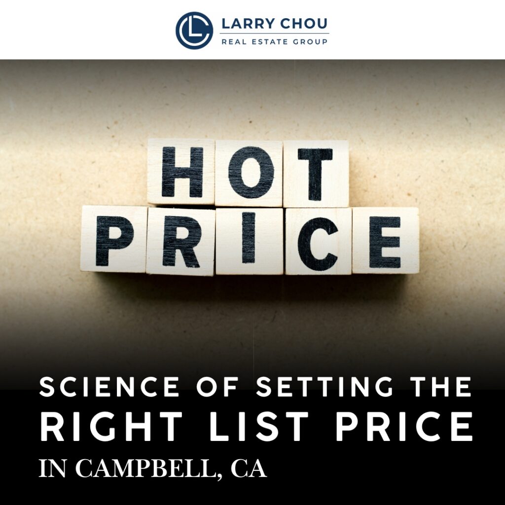 Science of Setting the Right List Price in Campbell, CA